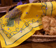 Lavender Yellow 155x120cm 4-6Seat Small Tablecloth COATED Made in France