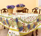 Lavender&Roses French Tablecloth 155x250cm 8seats Made in France