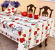Poppy Ecru French Tablecloth 155x300cm 10Seats  Made in France