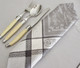 Versaille Pearl French Jacquard Napkin Made in France
