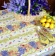 Lavener&Roses Square Tablecloth 150x150cm Made in France