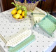 Ramatuelle Ecru Square Tablecloth 150x150cm Made in France