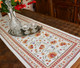 Sillans Rust 49x160cm French Thick Jacquard Tapestry Style Runner Made in France