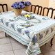 200 x 150 cm – 6 seats – Rectangular French Tablecloth – Cotton – Lauris Ecru – Made in France 200 x 150 cm – 6 seats – Rectangular French Tablecloth – Cotton – Lauris Ecru – Made in France