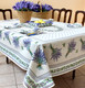 200 x 150 cm – 6 seats – Rectangular French Tablecloth – Cotton – Lauris Ecru – Made in France 200 x 150 cm – 6 seats – Rectangular French Tablecloth – Cotton – Lauris Ecru – Made in France
