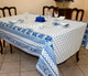 Marat Avignon Bastide White French Tablecloth 155x300cm 10Seats COATED Made in France