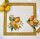 200 x 150 cm – 6 seats – Rectangular French Tablecloth – Stain-Resistant Coated – Lemon White – Made in France