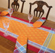Vaucluse Red/Orange  52x166cm Jacquard Runner Made in France