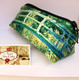 Claude Monet Japanese Bridge and Water Lilies Velour Cosmetic/Pencil/Glasses Case Made in France