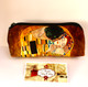 Gustav Klimt Kiss Velour Cosmetic/Pencil/Glasses Case Made in France