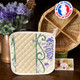 Pot holder Lavender Ecru Made in France