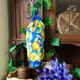 Plastic Bag Holder Lemon Blue Made in France