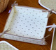 French Bread Basket Ramatuelle-Calissons Ecru/Beige Made in France