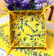 French Bread Basket Lauris Yellow-Yellow Made in France
