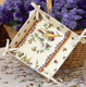 French Bread Basket Moustiers Red Linear Made in France