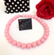 Retro Bubbles Baby Pink Necklace 24cm long with magnet