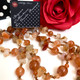Stone Rust Necklace 43cm long 