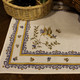 Moustiers Blue French Serviette Napkin Made in France