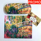 Claude Monet Japannese Bridge and Water Garden Hard Glasses Case with Microfibre Cloth
