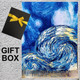 Vincent van Gogh Starry Night Fragment Art Thick Soft Shawl Scarf