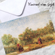 Garden with Courting Couples Vincent van Gogh Folded Greeting Card