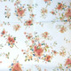 Peach Blossom White paper napkins with soft floral design, delicate flower paper napkins 33x33cm luncheon size