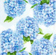 Blue hydrangea floral paper napkins – classic French-inspired design
