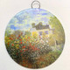 Monet – Set of 4 Round Metal Wall Pictures – 15 cm – Home Décor
