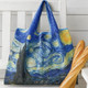 Vincent van Gogh – Starry Night Foldable Shopper Bag Vincent van Gogh – Starry Night Foldable Shopper Bag