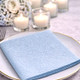 sky blue embossed paper napkins 33x33cm elegant textured serviettes