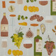 20 Paper Napkins – Wine & Cheese – 33x33cm Luncheon