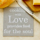 20 Paper Napkins – Cooking with Love – 33x33cm Luncheon