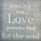 20 Paper Napkins – Cooking with Love – 33x33cm Luncheon