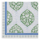 20 Paper Napkins – Blue Green Floral – 33x33cm Luncheon