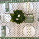 300 x 150 cm – Seats 10 – Rectangular French Tablecloth – Stain-Resistant Coated – Bastide Green – Made in France