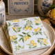 provence lemons paper napkins 33x33cm french country serviettes