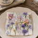 wildflower paper napkins 33x33cm purple floral meadow luncheon serviettes
