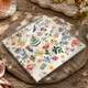 wildflower butterfly paper napkins 33x33cm floral luncheon serviettes