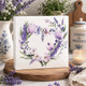 lavender heart paper napkins 33x33cm floral Provence luncheon serviettes