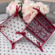 350 x 150 cm – Seats 12 – Rectangular French Tablecloth – Stain-Resistant Coated – Marat Bastide Burgundy – Made in France