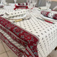 350 x 150 cm – Seats 12 – Rectangular French Tablecloth – Cotton – Marat Bastide Burgundy – Made in France