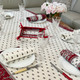 300 x 150 cm – Seats 10 – Rectangular French Tablecloth – Stain-Resistant Coated – Marat Bastide Burgundy – Made in France