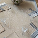 350 x 160 cm Seats 12 Rectangular French Tablecloth Jacquard Versailles Beige Made in France