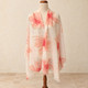 Pink Floral Shawl & Soap Gift Set