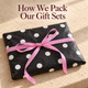 Pink Floral Shawl & Soap Gift Set