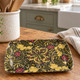 William Morris Seaweed small melamine serving tray, 24 × 16 cm,