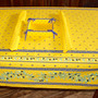 Ramatuelle Yellow/Blue French Tablecloth 155x 200cm 6Seats Made in France