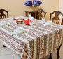 Marat Avignon Ecru French Tablecloth 155x200cm 6Seats Made in France