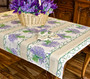 Lavender Ecru 155x120cm  4-6Seats Small Tablecloth Made in France