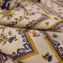 Moustiers Blue 155x350cm 12Seats French Tablecloth Made in France